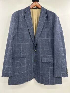 Orvis Navy Windowpane Sport Coat